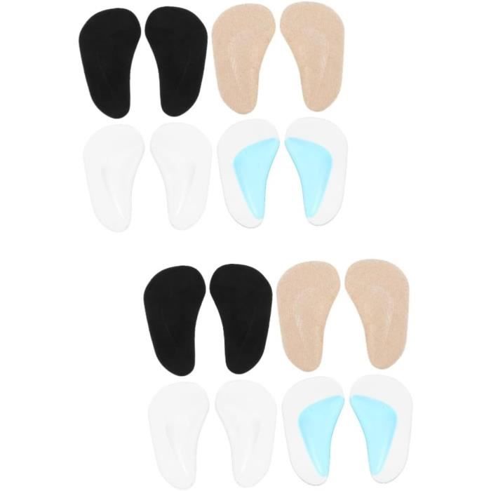 3 Paires De Semelles Correctrices Pour Pieds Plats - Silicone Souple, Soutien De La Voûte Plantaire - DOKRIN