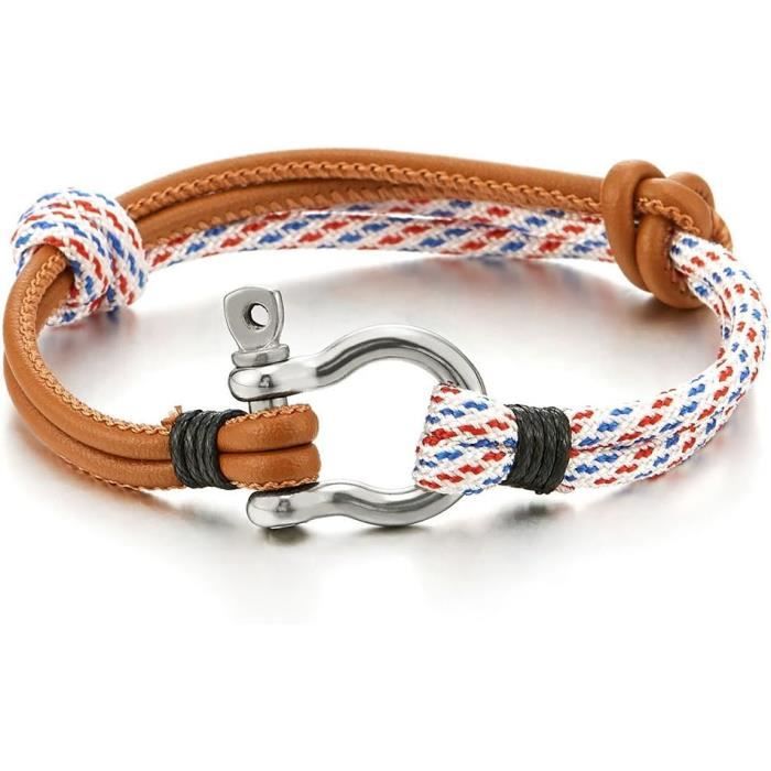 bracelet-vis-manilles-d-ancrage-homme-femme-cuir-sur-cordon