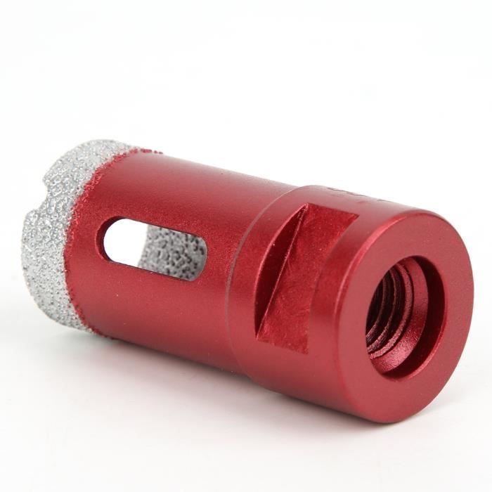 Sourcing Map Trépan Diamant Foret Scie Cloche Pour Carrelage Verre Marbre Céramique Ton Argent 16mm