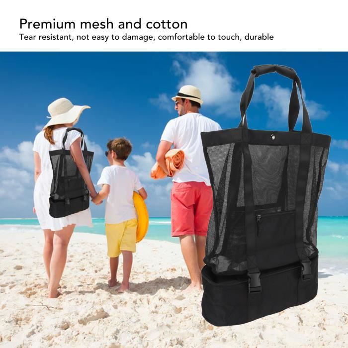 Sac fourre tout Sac de plage loisirs de plein air deux en un sac de rangement amovible BBQ pique nique plage Camp Bon qualite UNE Cdiscount Bagagerie Maroquinerie