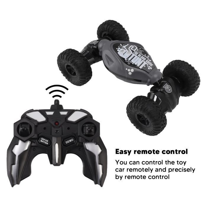 Moto Cascadeuse Télécommandée Auto-Équilibrée 1/6 - 2.4G Avec 3 Batteries, Dérive 360° Et Stunt