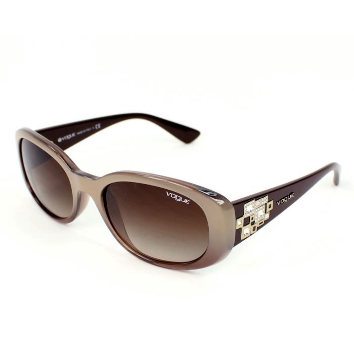 Monture De Lunettes Vogue VO 5163 - Or Et Marron, Ovale, Acétate Et Métal, Neuve Sans étiquette