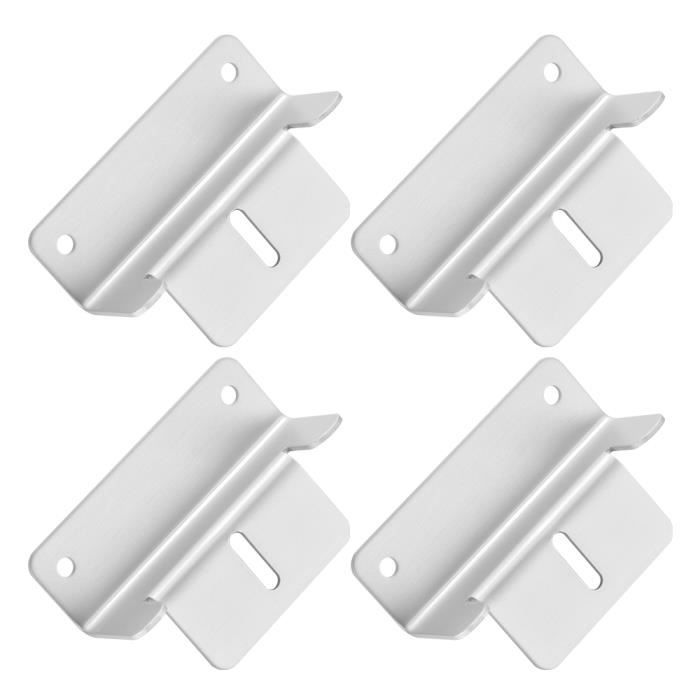 Z Support Montage Pince Réglable Kit Pour 35mm--50mm Panneau Solaire Acier Inox