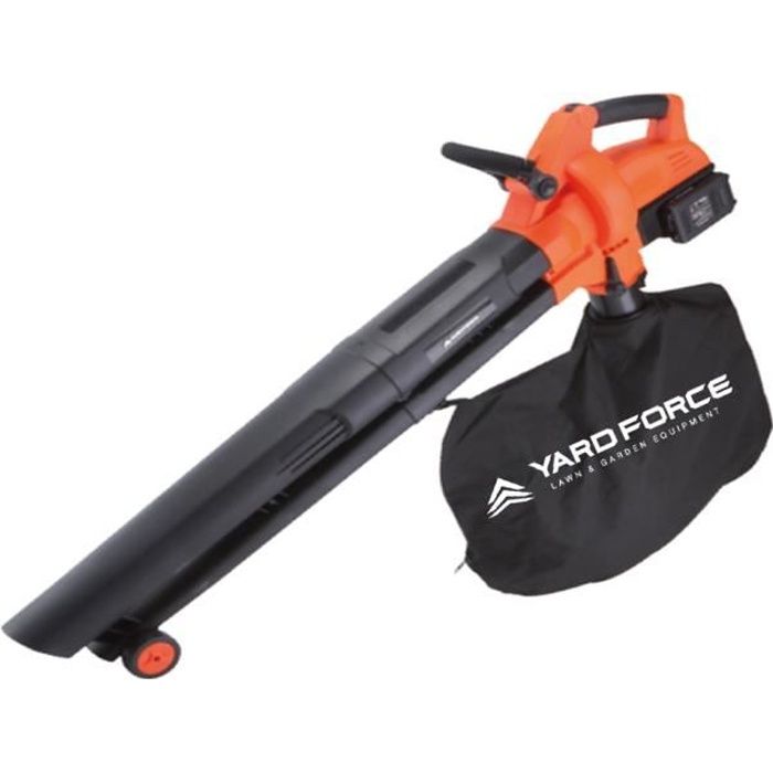 yard force aspirateur souffleur broyeur de feuilles 40v 3 en 1 vitesse max 230km h cdiscount jardin