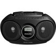PHILIPS AZ215B/12 Lecteur CD avec tuner numérique et entrée audio 3,5 mm - Noir-1