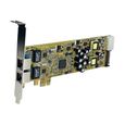 STARTECH Carte Réseau PCI Express - 2 ports Gigabit Ethernet RJ45 10/100/1000Mbps - POE/PSE-1
