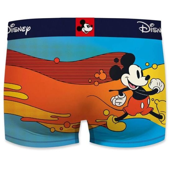 Boxer Homme Disney Mickey Mouse FG DIS5 1 BM PAINT 02 Orange Cdiscount Pret a Porter