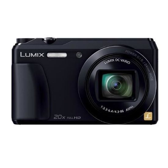 Appareil photo numérique Panasonic Lumix TZ55 20x optique noir DMC