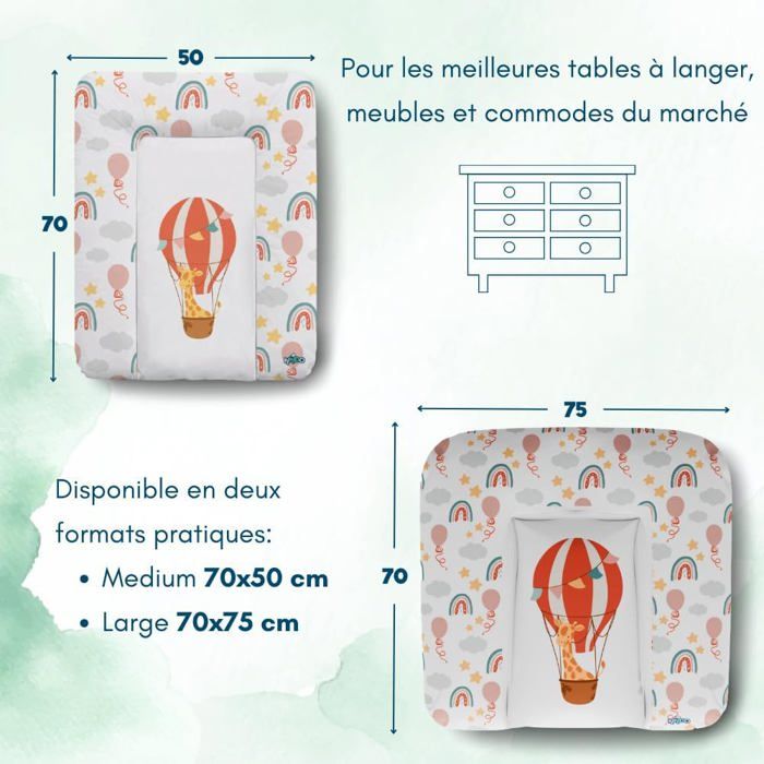 Tapis à Langer Imperméable Pour Surfeurs – 68 Cm, 3 Façons De Porter – étanche Et Antidérapant