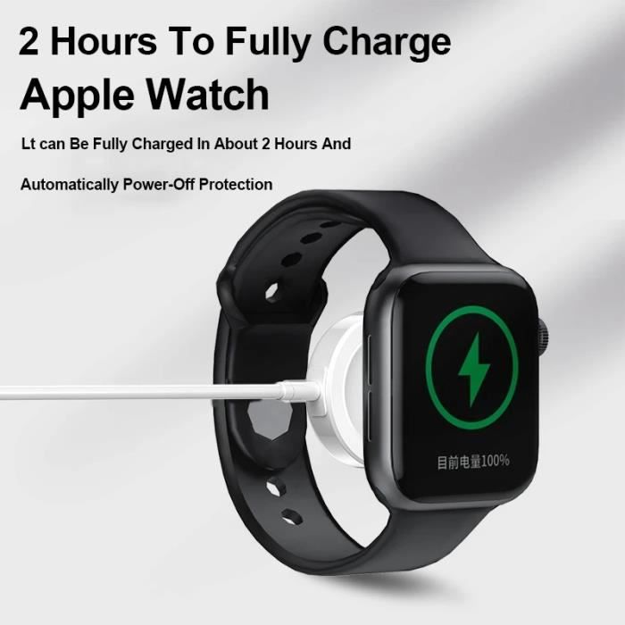 Chargeur sans fil USB-Chargeur sans fil magnétique pour Apple Watch Series  8, 7, 6, 5, 4, 3, 2 SE, port de ty - Cdiscount Téléphonie