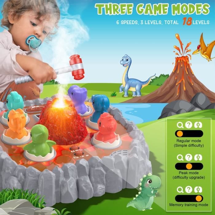 Dww-jouet Enfant Filles Garons, Jeux Chasse Taupe Mini Jeu Arcade S