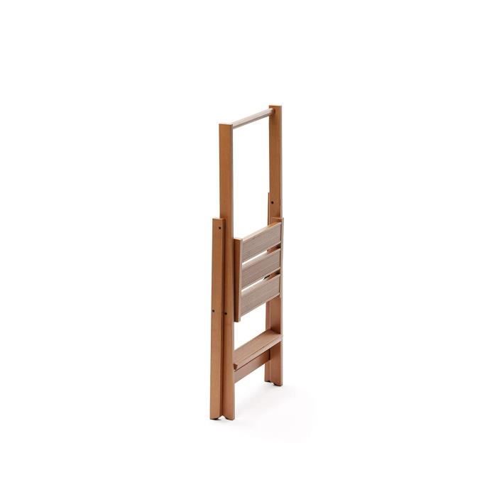 Mini Planche à Repasser Pliable Arredamenti Italia Ministyro - Hêtre Massif Cerise, 81x33x30 Cm Planche Repassage Qualité Italienne