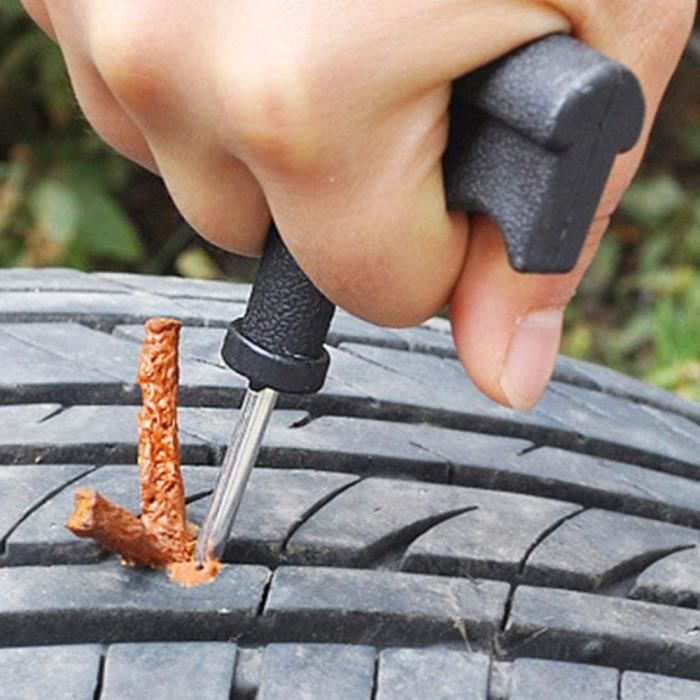 Tbest Patch de réparation de pneu 150 pièces / boîte 42mm voiture ronde en  caoutchouc naturel pneu pneu réparation de crevaison - Cdiscount Auto