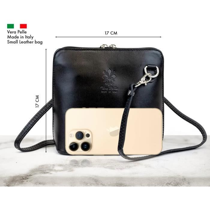 Petit Sac Vera Pelle Sac Bandouli re En Cuir V ritable Pour