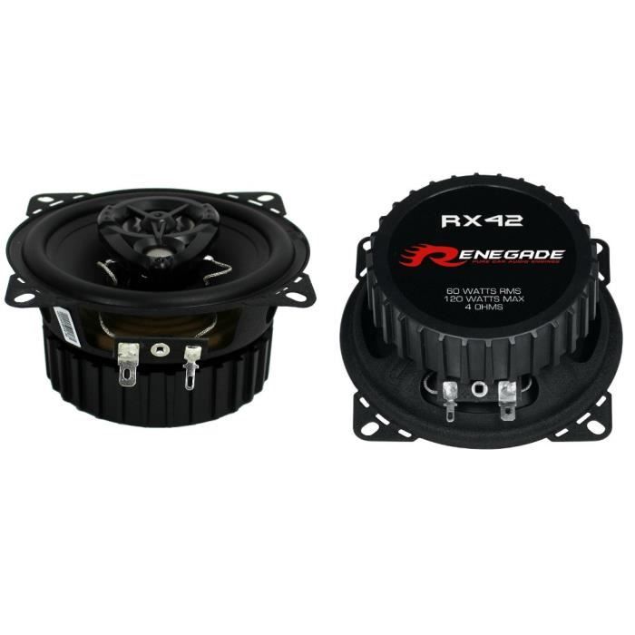 YMYNY Lot de 2 haut-parleurs coaxiaux pour voiture 60 W 2 voies Hifi
