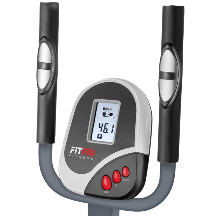 Velo elliptique BELI 120 disque d inertie 5kg selle reglable poids max.110kg FITFIU Fitness Cdiscount Sport