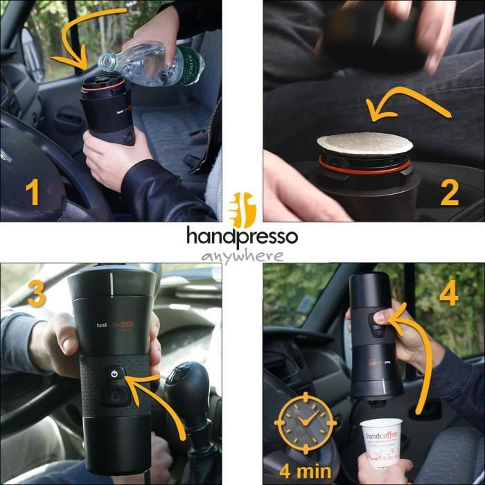 Handpresso – Coffret Cafetiere Senseo 24V Handcoffee Truck Set 21012,  Machine a cafe camion Senseo, sac et tasse. Cafetiere camion - Cdiscount  Electroménager