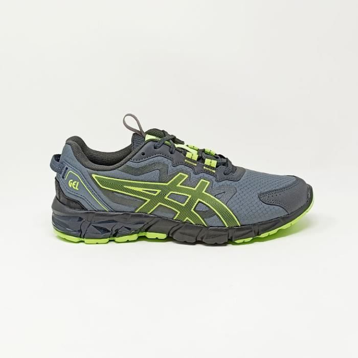 BASKETS ASICS GEL QUANTUM 90 GRIS VERT CS Cdiscount Sport