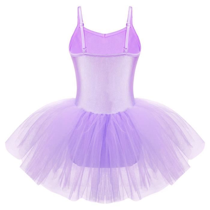 Iixpin Tutu de Ballet Fille Enfant Robe Danse Classique Strass Leotard  Ballerine Costume Dansewear 2-10 Ans Rose clair - Cdiscount Sport