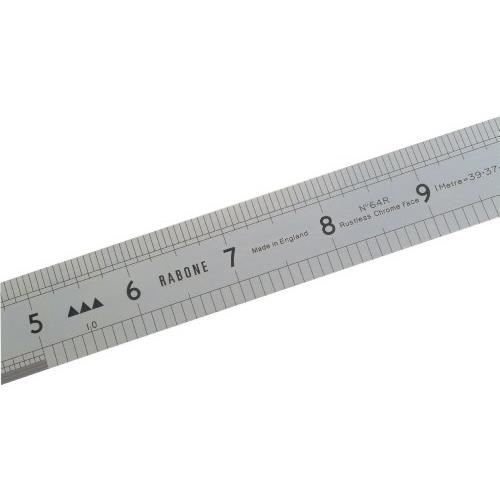 Stanley Rabone Règle en acier - STANLEY - Rabone 035401 - 30 cm - Menuisier - Non ...