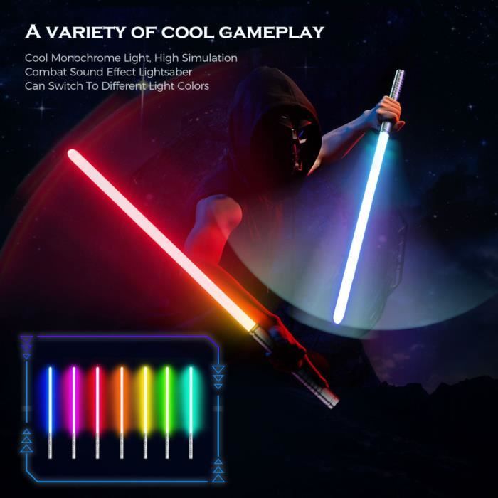 Batte sabre laser rouge en plastique personnalisé