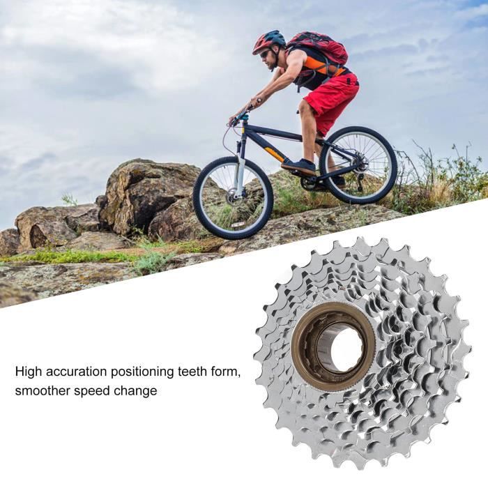 Vvikizy Vélo Roue Libre Freewheel Sliver Steel 8 Speed 13‑28T Volant d