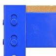 Etabli de travail Monster Racking - Bleu - 100 cm - Hauteur ajustable - Capacité 200 kg/étagère-2