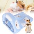 Sonew Lit pour animal de compagnie amovible Mini Cage de Lit d'Hiver Animaux de Compagnie Maison Chaude Amovible pour Hamster-2