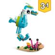 LEGO® 31128 Creator Le Dauphin Et La Tortue, Set de Figurines de Jouets d'Animaux Marins pour Filles et Garçons de 6 Ans et Plus-2