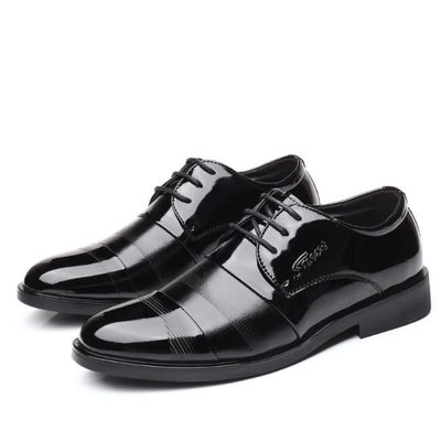 Chaussures Habillées Homme Style Derby/Oxford - Cuir Synthétique, Semelle Caoutchouc, Taille 39 à 47 - 6