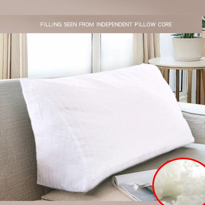 Treer Coussin De Lecture Ergonomique Pour Lit Et Canapé 70x35x20cm Vert Clair - Oreiller Dossier Lombaire Triangulaire