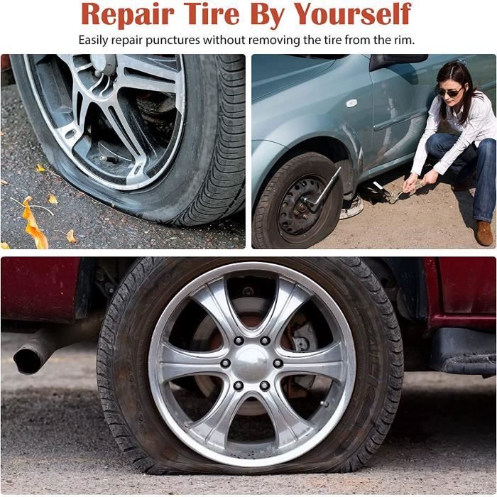 Trousse de réparation de pneu service intense Certified avec colle