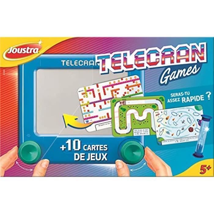 Ardoise Magique TELECRAN Games avec 10 Cartes de Jeu pour Enfants dès 5 Ans  - Cdiscount Jeux - Jouets