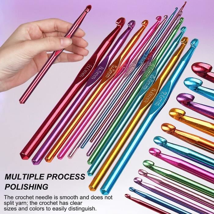 Set D'aiguilles à Crochet Et Tissage Gribouille Import - Multicolore - Neuf En Boîte
