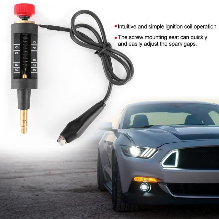 Testeur De Bobine D'Allumage Voiture - Outil Diagnostic Bougies | Acier Résistant - Longueur 120mm