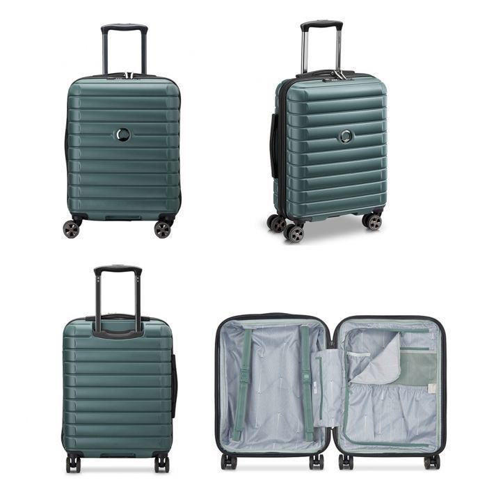 Suitcase Valise Delsey Grise Valise DELSEY PARIS Shadow Vert Sapin