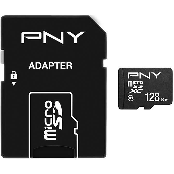 Carte SD PNY Carte mémoire SDXC 128Go 100Mo/s class
