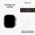 Apple Watch Ultra 2 GPS + Cellular- 49mm - Boîtier Titanium - Bracelet Blue/Black Trail Loop - M/L-3