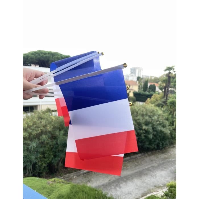 Petit drapeau français, drapeau france 20*14 cm (lot de 5) - Cdiscount  Maison