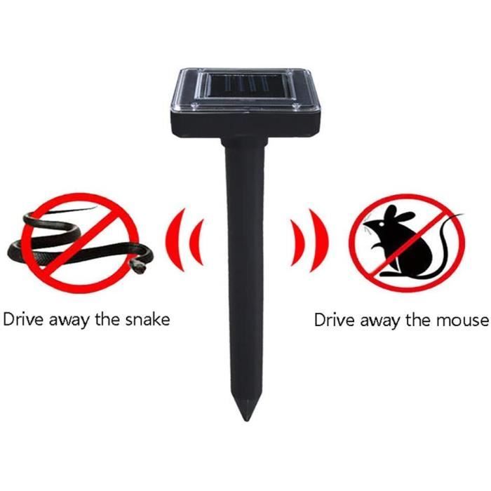 Répulsif Ultrason Anti-Rongeurs Insectes-RéPulsif Chat Ultrason Solaire ...