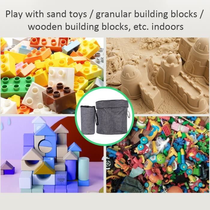 Housse de rangement,Sac de rangement pour jouets, sac de rangement rapide,  sac de jeu Lego pour enfants, sacs de - Type 1.5m - Cdiscount Maison