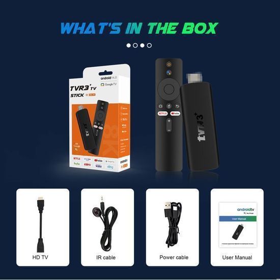 Android BOX - TV BOX - 8K - 2/16GB - Boitier IPTV - Android 14.0