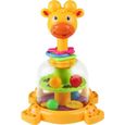 Jouet d'éveil - Girafe avec boules colorées - Pour enfant de 12+ mois-0