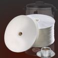 Filtres Papier Ronds 245 mm - Boîte de 1000 - Bartscher - Blanc - Pour Percolateur à Café 90 tasses-0