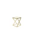 Table Appoint Dore Avec Plateau En Verre Beverly Achat Vente