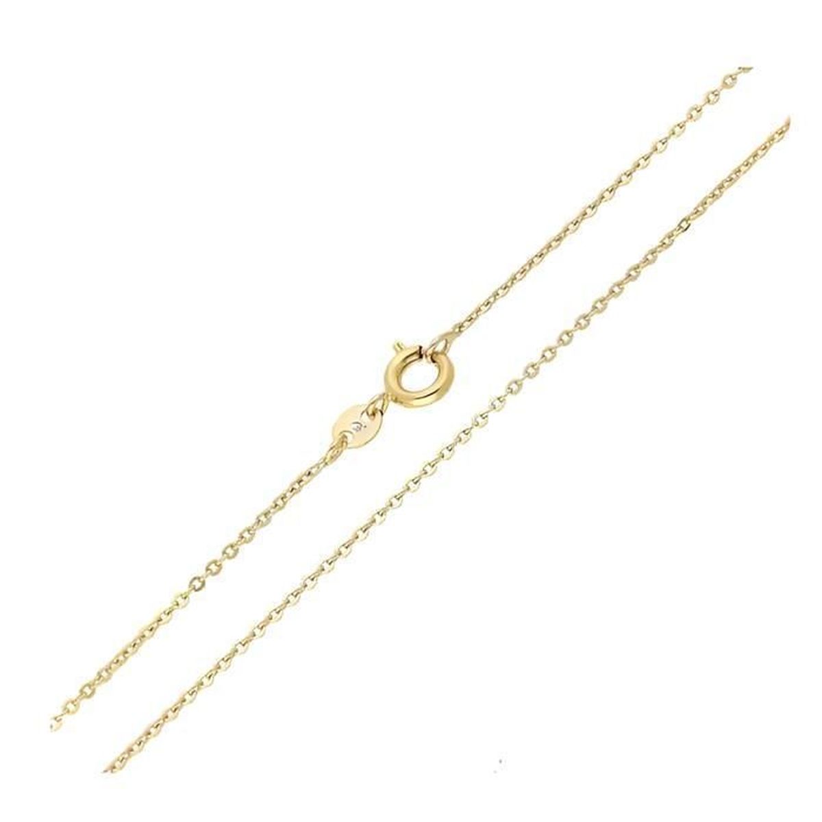 Chaîne Forçat Diamantée 5x2 Mm (grammes) Argent 925 Plaqué Or