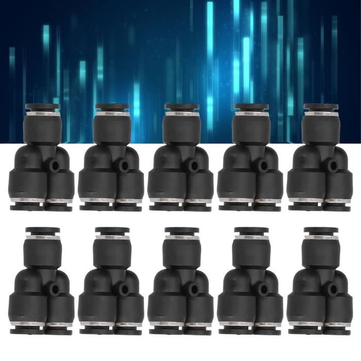 GOTOTOP Séparateur de tuyau d'arrosage à valve en Y Distributeur de connecteur d'arrosage de GOTOTOP Séparateur de tuyau d'arrosage à valve en Y Distributeur de connecteur d'arrosage de