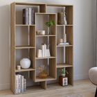 IDMARKET Etagère bibliothèque COLETTE avec 11 compartiments effet bois 143 cm