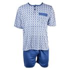 OZABI Pyjama Court Homme ECO HOMEWEAR - 2946 MARINE