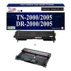 Kit Tambour+Toner Laser compatible pour Brother FAX 2820, 2825, 2920 , TN2000, TN2005, DR2000, DR2005- T3AZUR